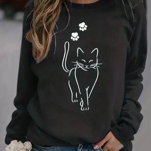 Cat mom cat lady sweatshirt